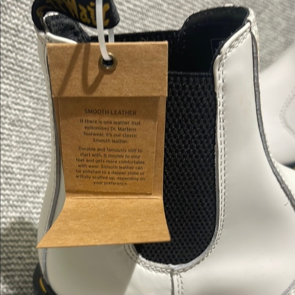 Dr. Martens White Chelsea Boots - Picture 3 of 16